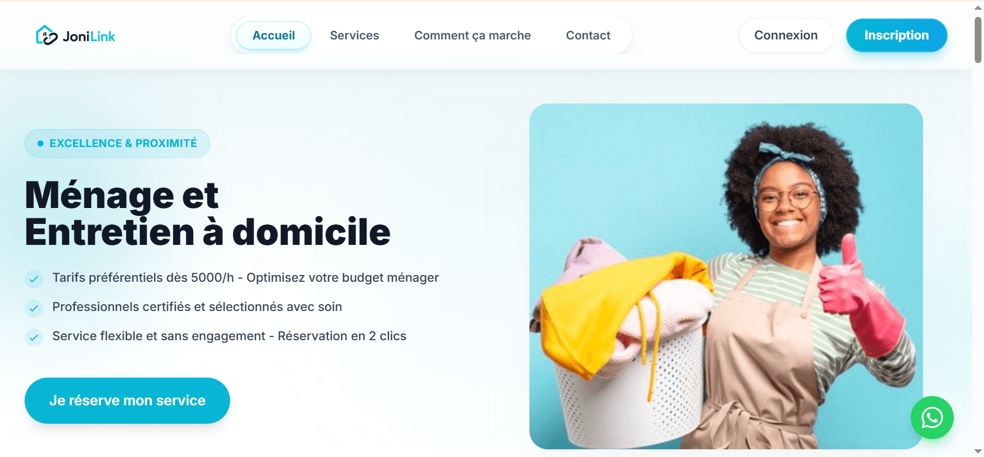 JoniLink — Services à domicile